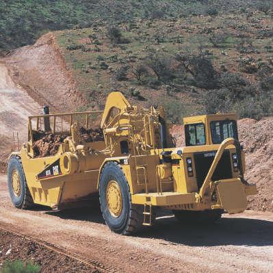 Caterpillar 657g скрепер